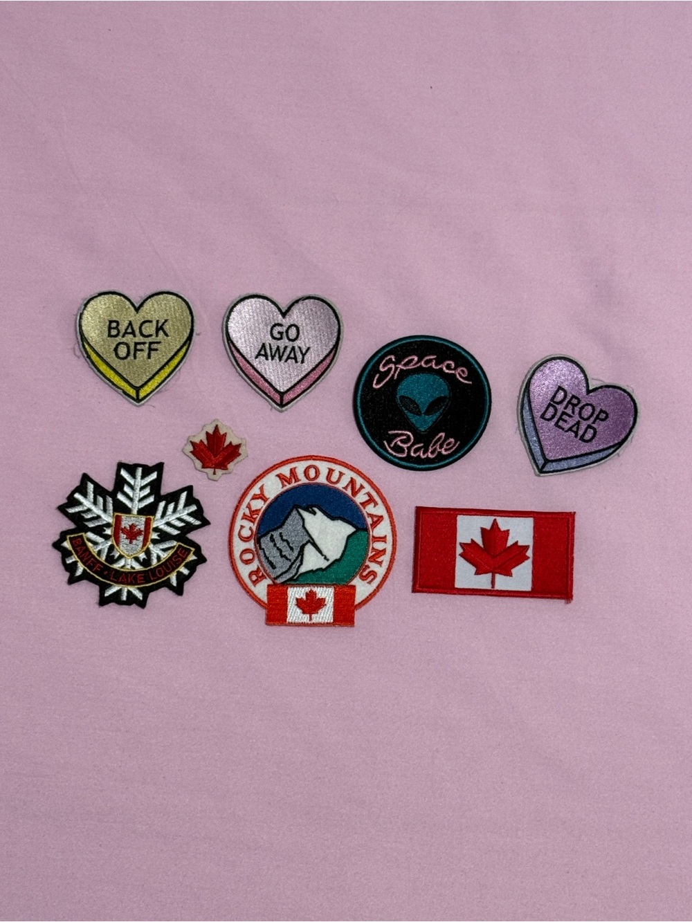 Assorted Patches - Sassy & Canadian Themed Set